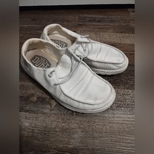 Hey Dude Women's White Casual Shoes